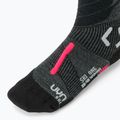 Herren Skisocken UYN Ski One Merino anthracite/pink 3