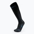 Herren UYN Ski One Comfort Fit Socken schwarz/blau poseidon
