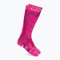Skisocken Kinder UYN Junior Ski pink