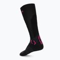 Skisocken Damen UYN Ski Touring One Bio black/pink yarrow 2
