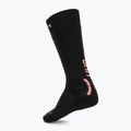 Damen-Skisocken UYN Ski One Pure Snow black/pink 2