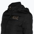 Jacke Damen EA7 Emporio Armani Train Core Lady Eco Down Hoodie black/logo light gold 3