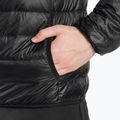 Jacke Herren EA7 Emporio Armani Train Core ID Down Light Hoodie black/gold logo 4