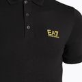 Poloshirt Herren EA7 Emporio Armani Train Core ID black/gold logo 3