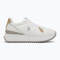 Schuhe Damen U.S. Polo Assn. BAYLE003C white/gold 2