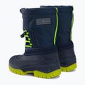 Kinder CMP Ahto Schneestiefel navy blau und gelb 3Q49574K 3