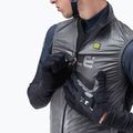 Herren Radweste Alè Schwarz Reflektierend Grau L20038401 4