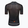 Herren Alé Stars grau-orangefarbenes Fahrradtrikot L21091403 2