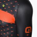 Herren Alé Stars grau-orangefarbenes Fahrradtrikot L21091403 4