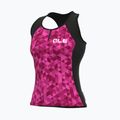 Damen Radtrikot Alé Triangles rosa und schwarz L21112543
