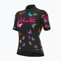 Damen Radtrikot Alé Maglia Donna MC Butterfly schwarz L21169401