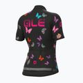 Damen Radtrikot Alé Maglia Donna MC Butterfly schwarz L21169401 2