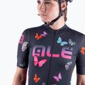 Damen Radtrikot Alé Maglia Donna MC Butterfly schwarz L21169401 5