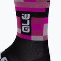 Alé Match Fahrradsocken schwarz/rosa L22218543 3