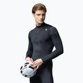Fahrrad Sweatshirt Hoodie Herren Alé Warm Race black