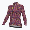 Damen Fahrradtrikot Alé Flowery LS Jersey rosa/pink
