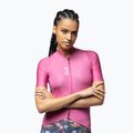 Damen-Fahrradtrikot Alé Color Block blush