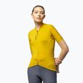 Damen-Fahrradtrikot Alé Color Block Off Road ginger