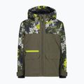 Kinder-Skijacke CMP 36W0714P Fix Hood olive/acido