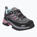 Kinder-Trekkingschuhe CMP Rigel 2.0 Low Waterproof grey/acquarius/pink fluo