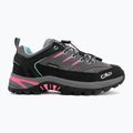 Kinder-Trekkingschuhe CMP Rigel 2.0 Low Waterproof grey/acquarius/pink fluo 2