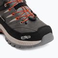 Kinder-Trekkingschuhe CMP Rigel 2.0 Mid Waterproof grey/brick 7