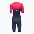 Damen Radanzug Castelli Core Tri W belgisch blau/hellrosa 2