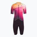 Radsport-Anzug Damen Castelli Free Sanremo 3 SS W dark night shade/vivid orange-bright rose
