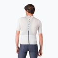 Radtrikot Herren Castelli Drittone Logo white/black 3