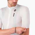 Radtrikot Herren Castelli Drittone Logo white/black 4