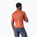 Radtrikot Herren Castelli Drittone Logo paprika/mango mojito 2