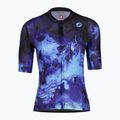 Damen Fahrradtrikot Castelli Cosmic Vortex multicolor violet blue