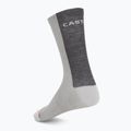 Herren­socken Castelli Castelli Logo 18 Merino Sock silver gray/dark gray 2