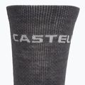 Herren­socken Castelli Castelli Logo 18 Merino Sock silver gray/dark gray 3