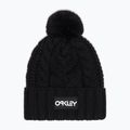 Wintermütze Oakley Harper Pom Beanie black/white logo