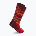 Skisocken Oakley Wanderlust Perf Socks 2.0 grenache norway pattern 2