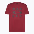 Herren Oakley Bark Ellipse Tee Eisen rot