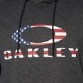 Herren Oakley Bark Fleece Hoodie dunkelgrau heather 3
