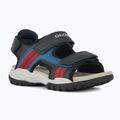 Geox Borealis ozeanblau/rot Junior Sandalen 8