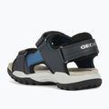 Geox Borealis ozeanblau/rot Junior Sandalen 10