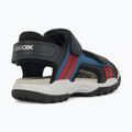 Geox Borealis ozeanblau/rot Junior Sandalen 11