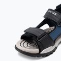 Geox Borealis ozeanblau/rot Junior Sandalen 7