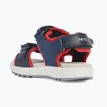 Geox Alben ozeanblau/rot Junior Sandalen 10