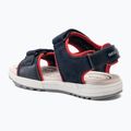 Geox Alben ozeanblau/rot Junior Sandalen 3