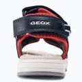 Geox Alben ozeanblau/rot Junior Sandalen 6