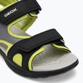 Sandalen Kinder Geox Vaniett black/light green 7