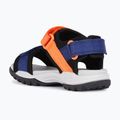 Geox Borealis ozeanblau/orange Junior Sandalen 10