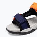 Geox Borealis ozeanblau/orange Junior Sandalen 7