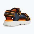 Geox Airadyum ozeanblau/orange Junior Sandalen 8