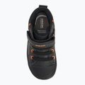 Kinderschuhe Geox Gisli black/dark orange 5